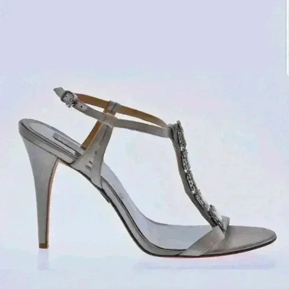 Mischka Women's Wedding Sandals Heels - Picture 4 of 7